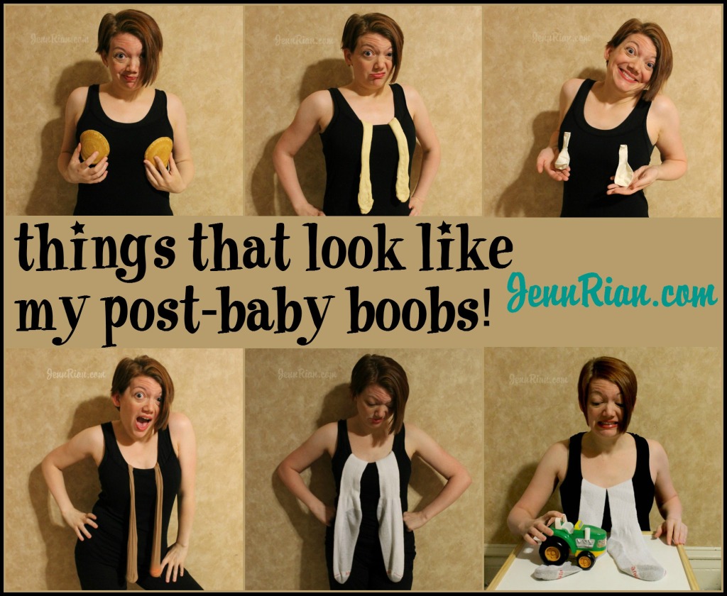 Things that look like my post-baby bewbs